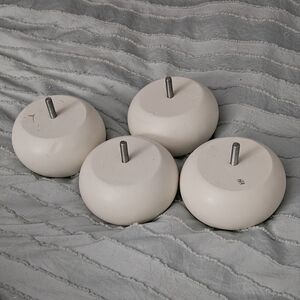 Set of Cream Furniture Legs